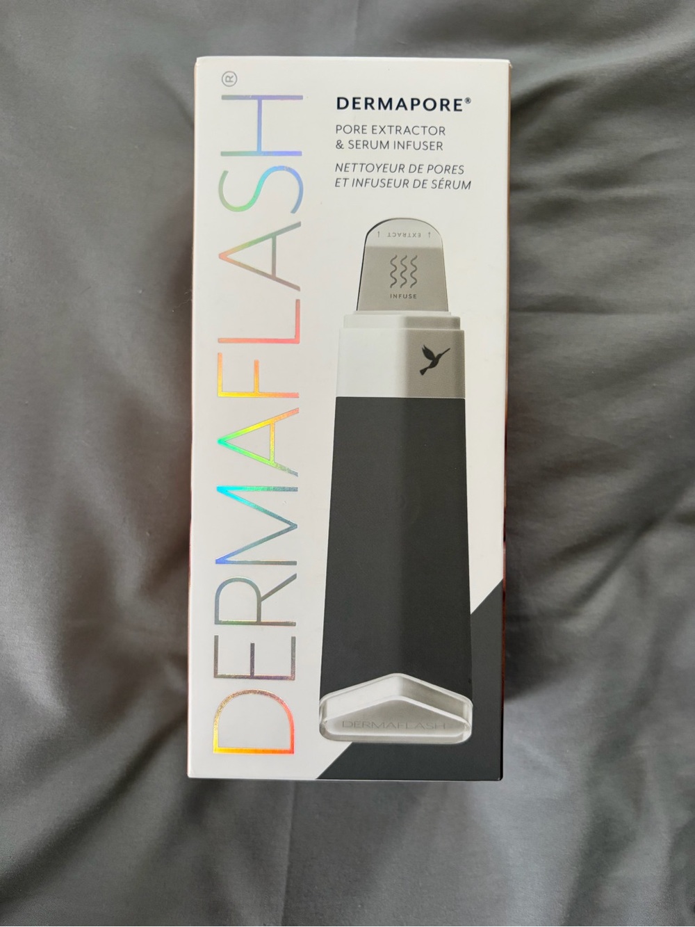 NEW- Dermapore Pore Extractor & Serum Infuser — Black